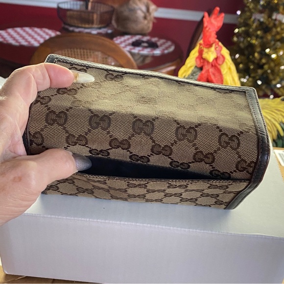 Gucci Authentic made in Italy Supreme Canvas Continental Long Wallet - Picture 5 of 10